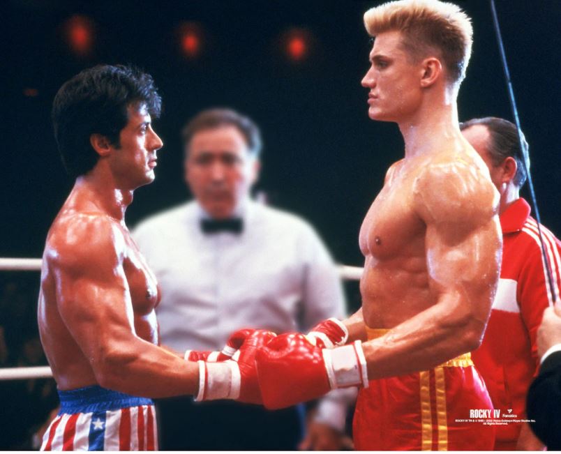 Rocky Balboa v. Ivan Drago 8" x 10" Movie Photo - Sports Collectibles, Sports Memorabilia, Sports Fan Shop, Sports Gifts
