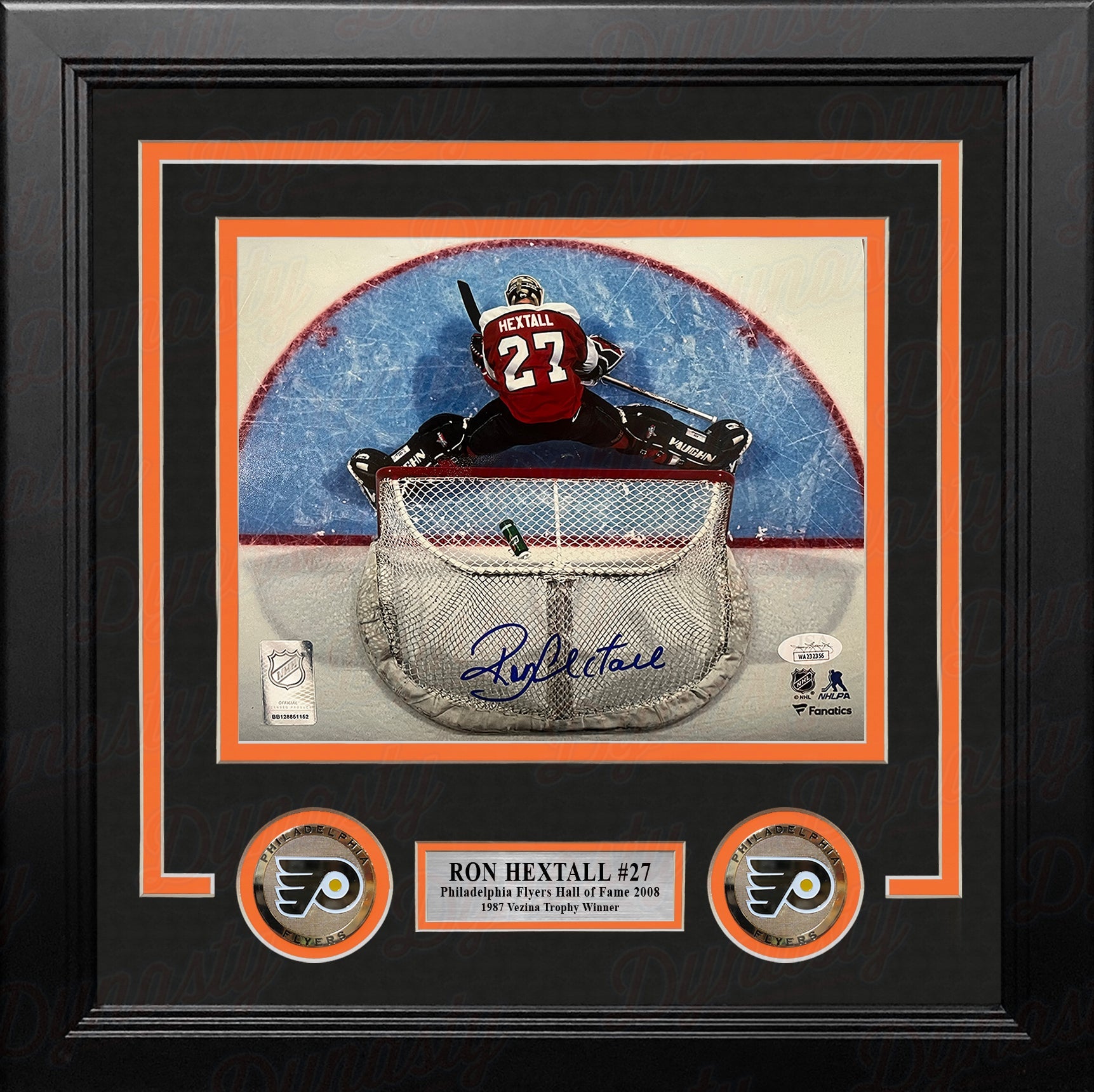 Ron Hextall Above the Crease Philadelphia Flyers Autographed Framed Hockey Photo - Sports Collectibles, Sports Memorabilia, Sports Fan Shop, Sports Gifts