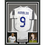 Framed Autographed/Signed Ronaldo Nazario 35x39 Real Madrid White Soccer Jersey Beckett BAS COA