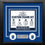 MLB Baseball Photo Picture Frame Kit - Kansas City Royals (Blue Matting, White Trim)