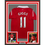 Framed Autographed/Signed Ryan Giggs 35x39 Manchester United Red Soccer Jersey Beckett BAS COA