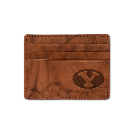 NCAA  BYU Cougars  Embossed Leather Credit Cart Wallet