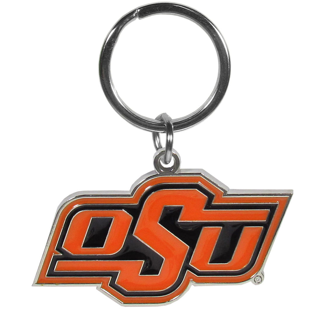 Oklahoma St. Cowboys Enameled Key Chain
