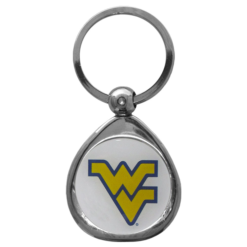 W. Virginia Mountaineers Chrome Key Chain