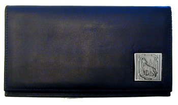 Checkbook Cover - Howling Wolf