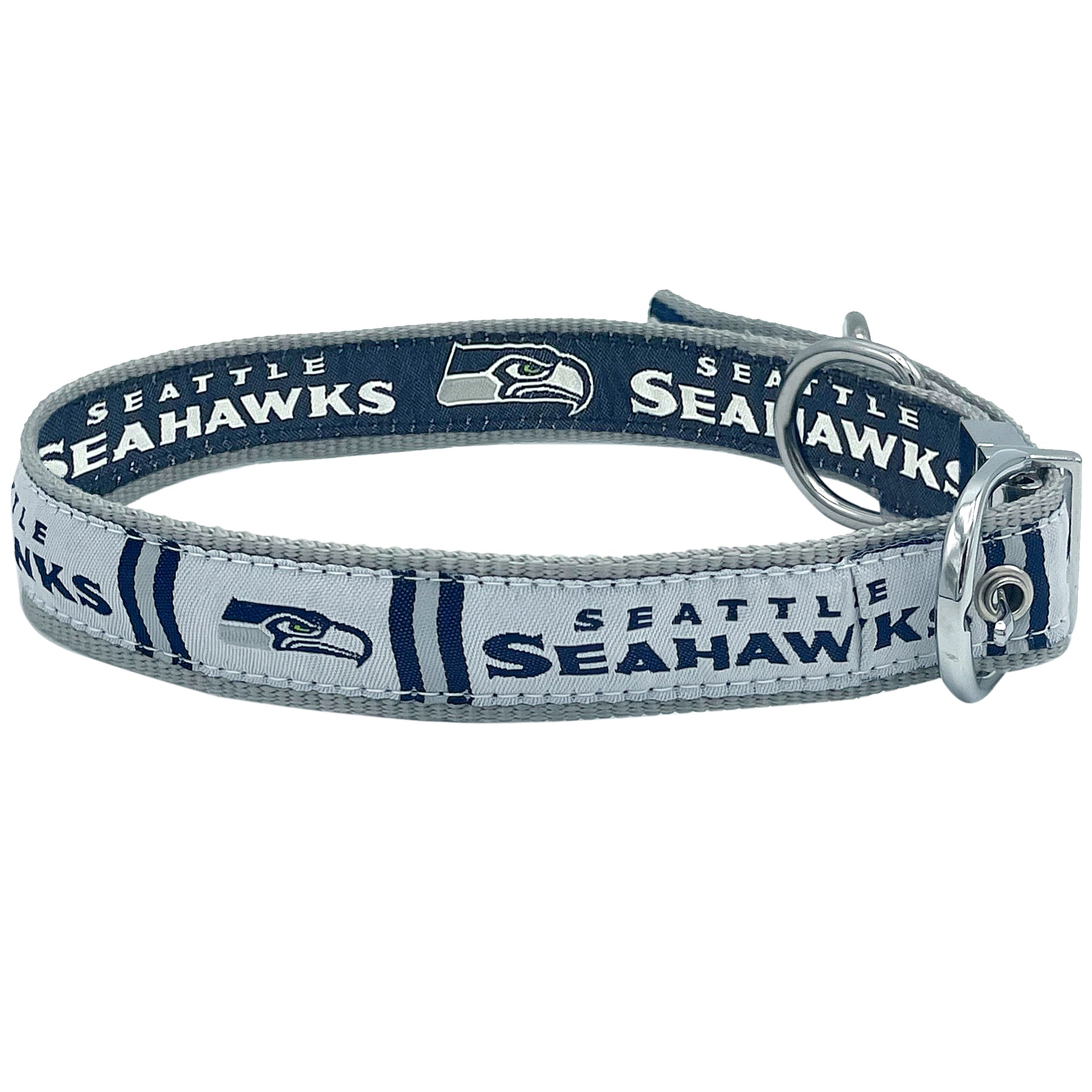 Seattle Seahawks Reversible Collar Pets First - Sports Collectibles, Sports Memorabilia, Sports Fan Shop, Sports Gifts