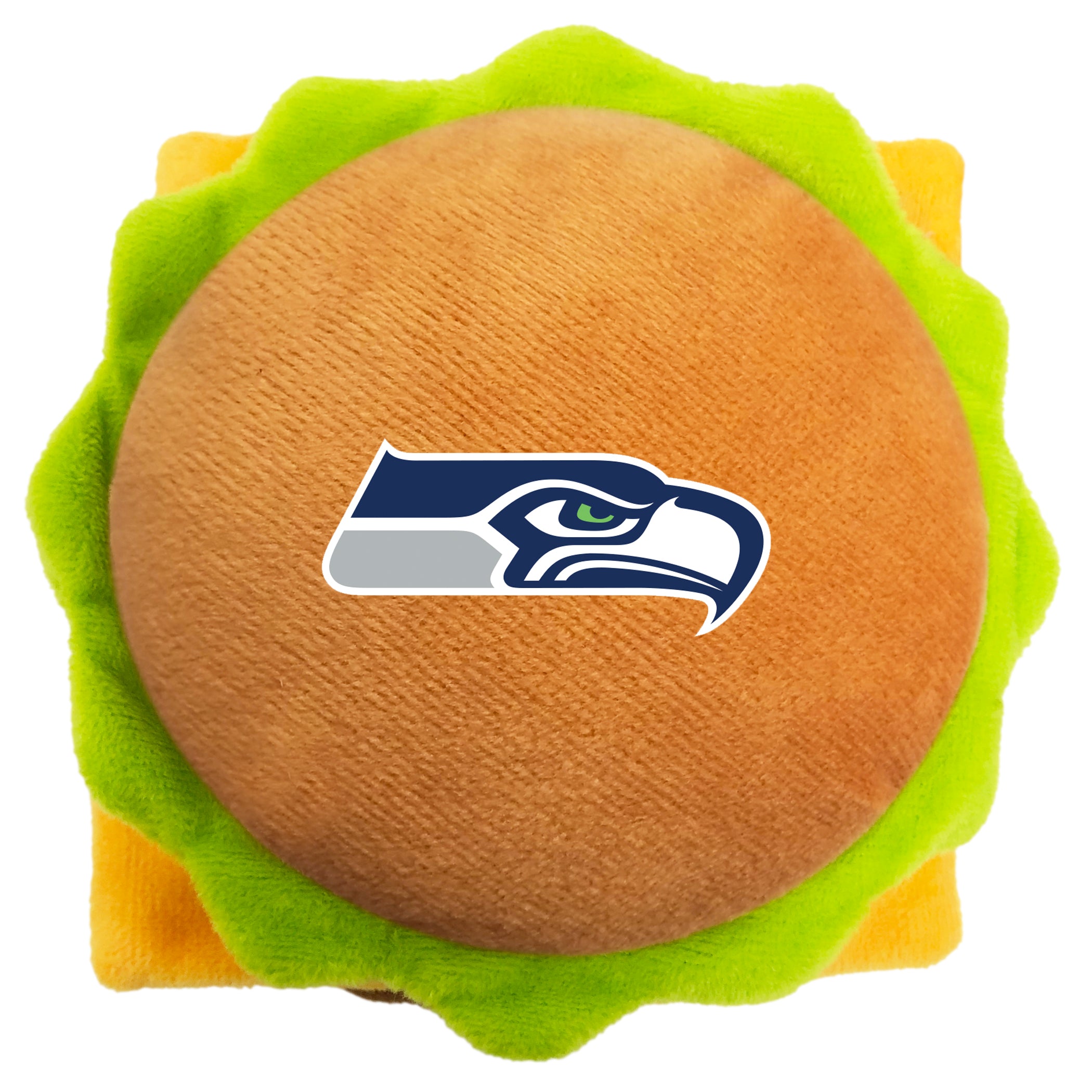 Seattle Seahawks Hamburger Toy by Pets First - Sports Collectibles, Sports Memorabilia, Sports Fan Shop, Sports Gifts