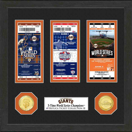 San Francisco Giants World Series Ticket Collection - Sports Collectibles, Sports Memorabilia, Sports Fan Shop, Sports Gifts