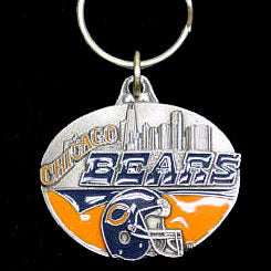 Tennessee Titans Oval Carved Metal Key Chain (SSKG)