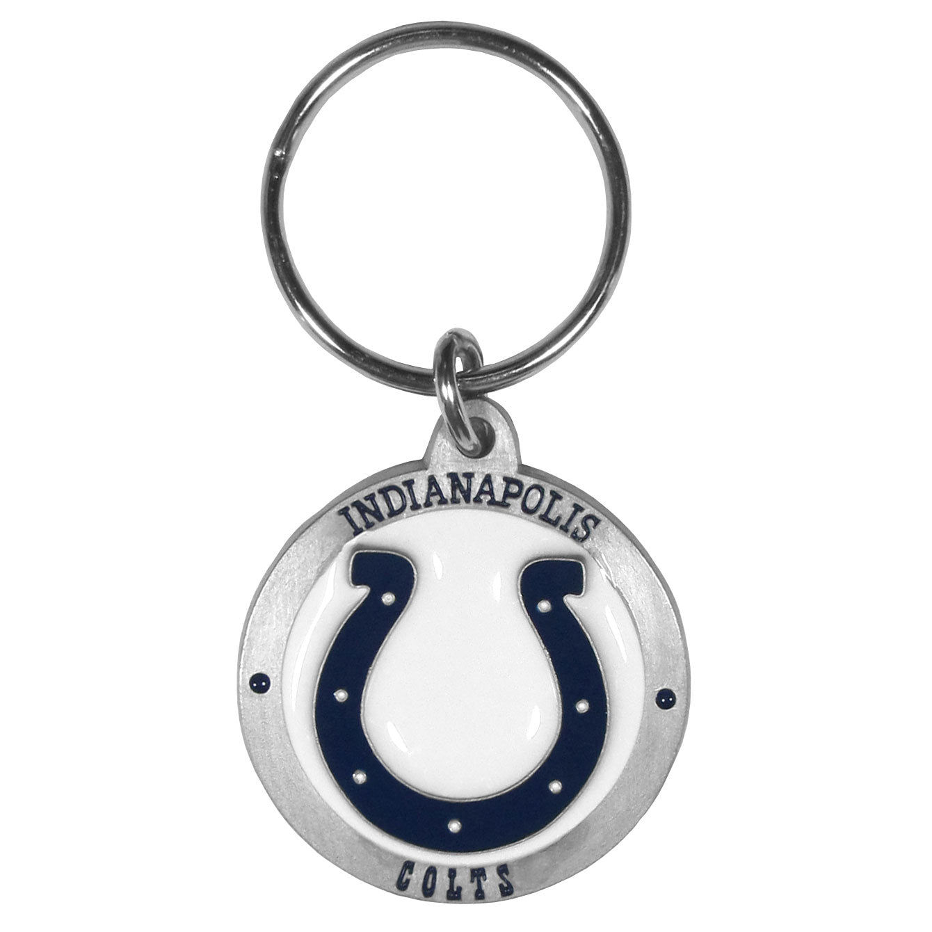 Indianapolis Colts Carved Metal Key Chain (SSKG)