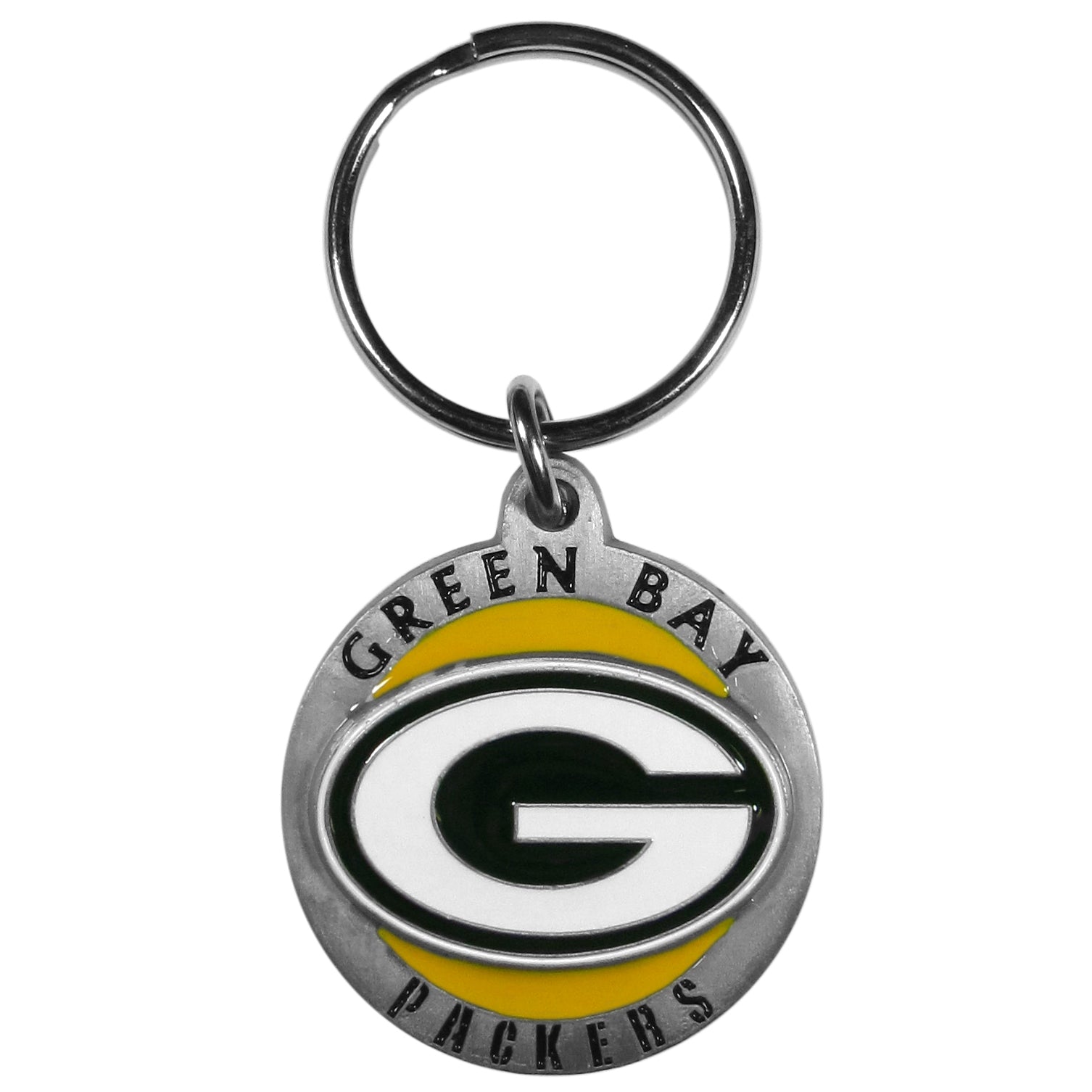 Green Bay Packers Carved Metal Key Chain (SSKG)