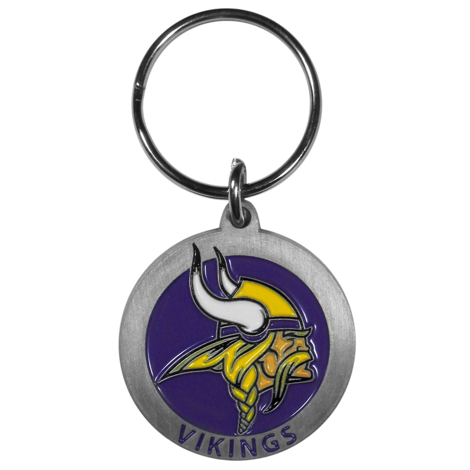 Minnesota Vikings Carved Metal Key Chain (SSKG)