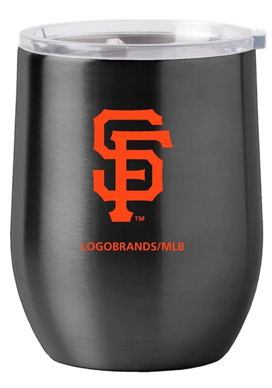 San Francisco Giants Travel Tumbler 16oz Stainless Steel Curved - Sports Collectibles, Sports Memorabilia, Sports Fan Shop, Sports Gifts
