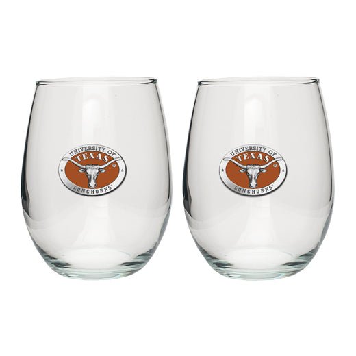 University of Texas at Austin Stemless Goblet (Set of 2) - Sports Gifts, Sports Memorabilia, Sports Collectibles, Fan Shop