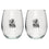 Buffalo Stemless Goblets (Set of 2) - Sports Collectibles, Sports Memorabilia, Sports Fan Shop, Sports Gifts
