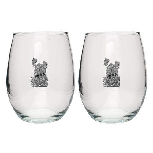 Moose Stemless Goblets (Set of 2) - Sports Collectibles, Sports Memorabilia, Sports Fan Shop, Sports Gifts