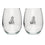 Grizzly Bear Stemless Goblets (Set of 2) - Sports Collectibles, Sports Memorabilia, Sports Fan Shop, Sports Gifts