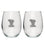 Elephant Stemless Goblets (Set of 2) - Sports Collectibles, Sports Memorabilia, Sports Fan Shop, Sports Gifts