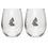 Eagles Stemless Goblets (Set of 2) - Sports Collectibles, Sports Memorabilia, Sports Fan Shop, Sports Gifts