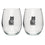 Whitetail Deer Stemless Goblets (Set of 2) - Sports Collectibles, Sports Memorabilia, Sports Fan Shop, Sports Gifts