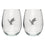 Mallard Ducks Stemless Goblets (Set of 2) - Sports Collectibles, Sports Memorabilia, Sports Fan Shop, Sports Gifts