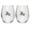 Ruffed Grouse Stemless Goblets (Set of 2) - Sports Collectibles, Sports Memorabilia, Sports Fan Shop, Sports Gifts