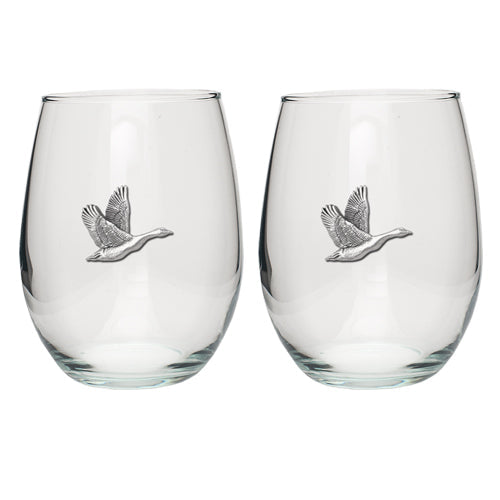 Canadian Goose Stemless Goblets (Set Of 2) - Sports Collectibles, Sports Memorabilia, Sports Fan Shop, Sports Gifts