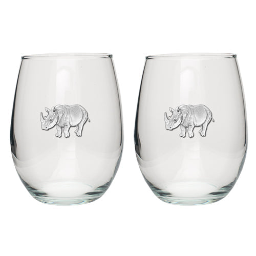 Rhino Stemless Goblets (Set of 2) - Sports Collectibles, Sports Memorabilia, Sports Fan Shop, Sports Gifts