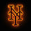 New York Mets LED Neon Light Up Team Logo Sign - Sports Collectibles, Sports Memorabilia, Sports Fan Shop, Sports Gifts