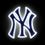 New York Yankees LED Neon Light Up Team Logo Sign - Sports Collectibles, Sports Memorabilia, Sports Fan Shop, Sports Gifts