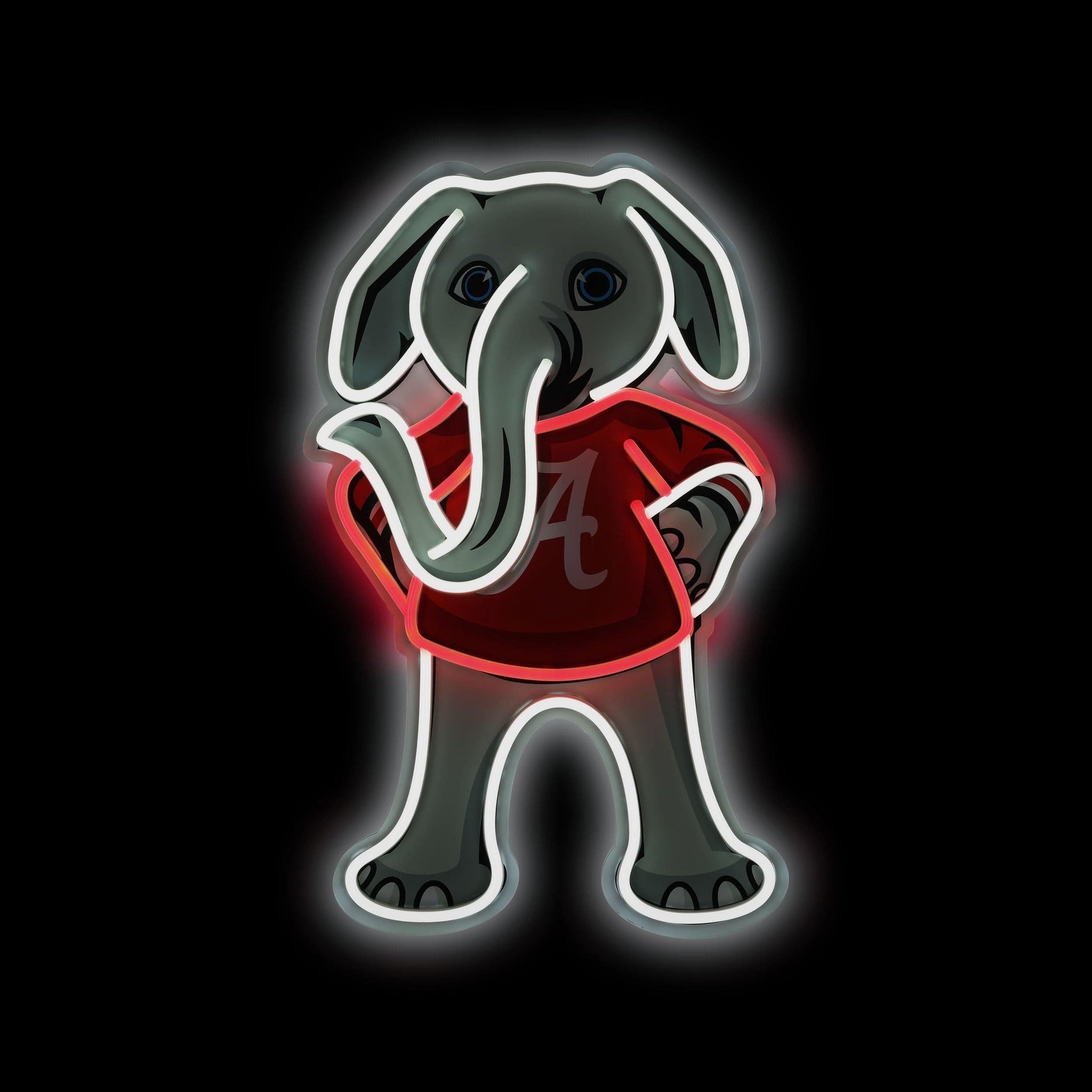 Big Al Alabama Crimson Tide LED Neon Light Up Mascot Sign - Sports Gifts, Sports Memorabilia, Sports Collectibles, Fan Shop