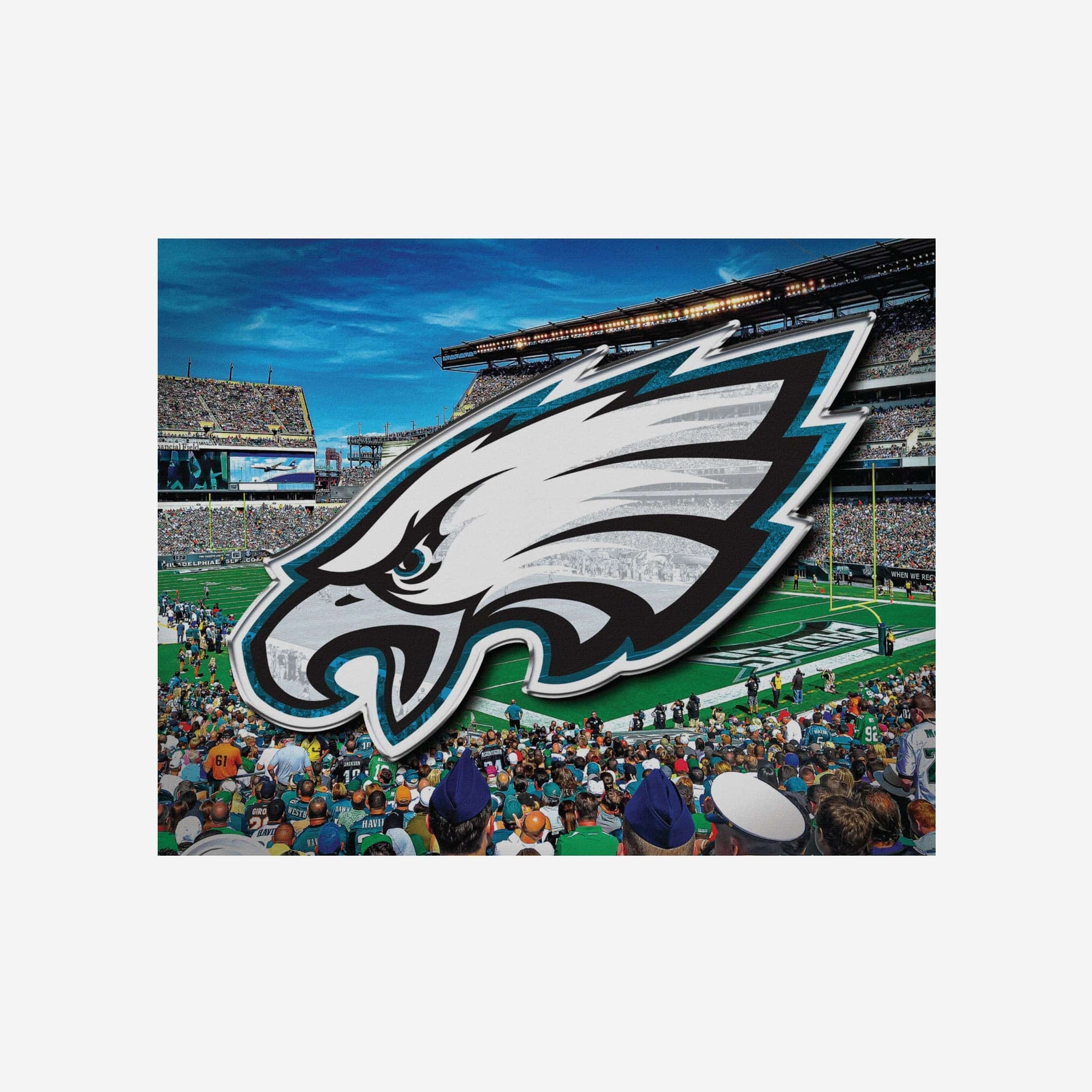 Philadelphia Eagles Canvas Wall Sign - Sports Gifts, Sports Memorabilia, Sports Collectibles, Fan Shop