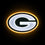 Green Bay Packers LED Neon Light Up Team Logo Sign - Sports Collectibles, Sports Memorabilia, Sports Fan Shop, Sports Gifts