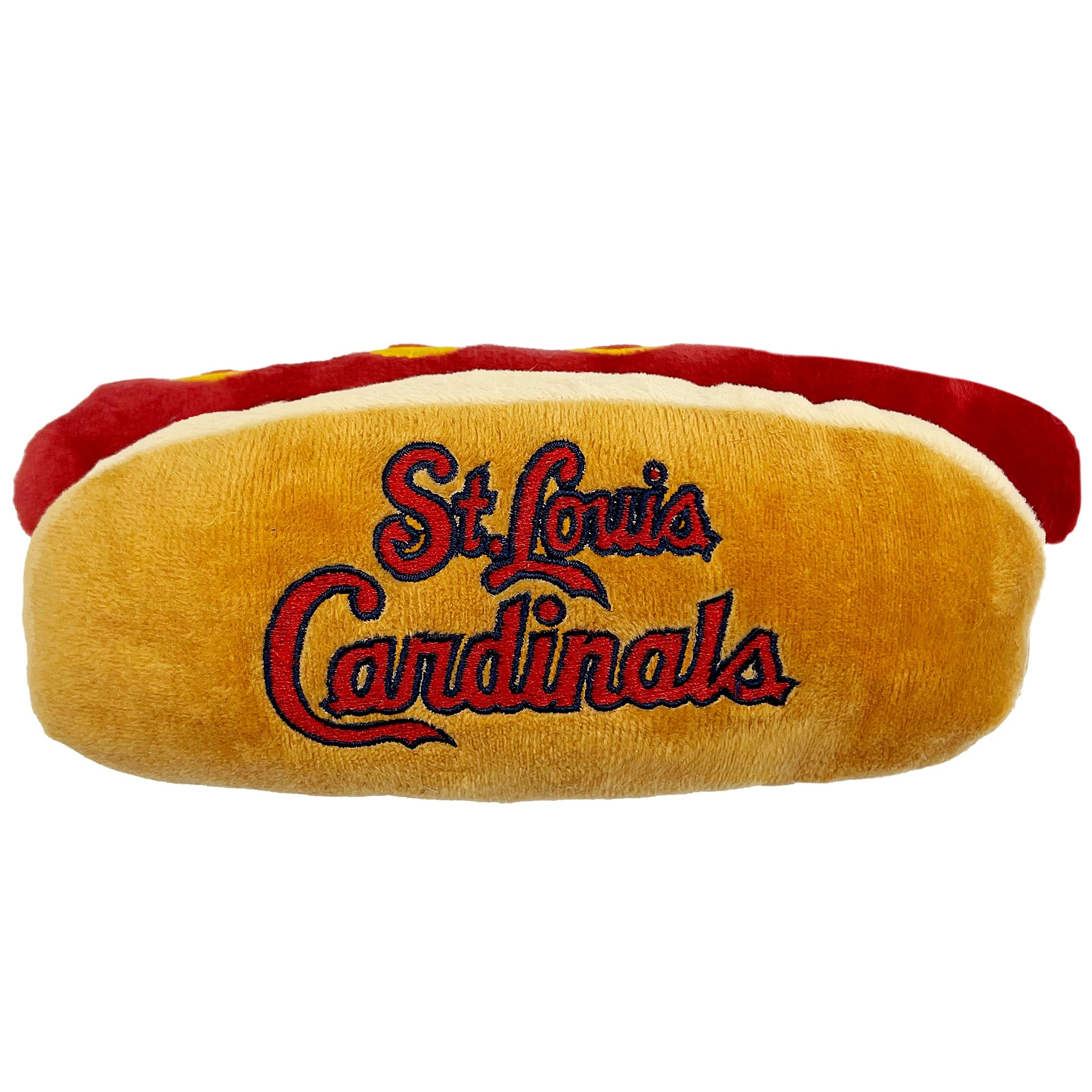 St. Louis Cardinals Hot Dog Toy by Pets First - Sports Collectibles, Sports Memorabilia, Sports Fan Shop, Sports Gifts