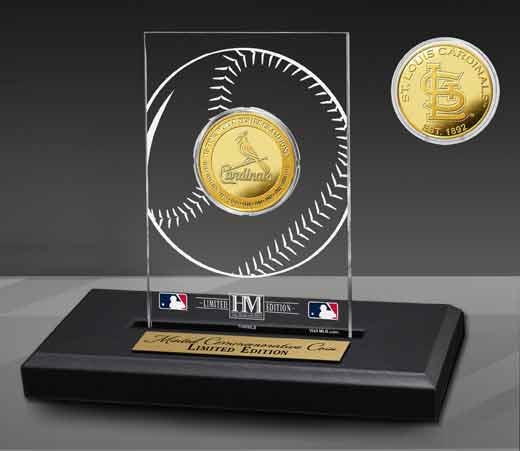 St. Louis Cardinals 11-Time Champions Acrylic Gold Coin - Sports Collectibles, Sports Memorabilia, Sports Fan Shop, Sports Gifts