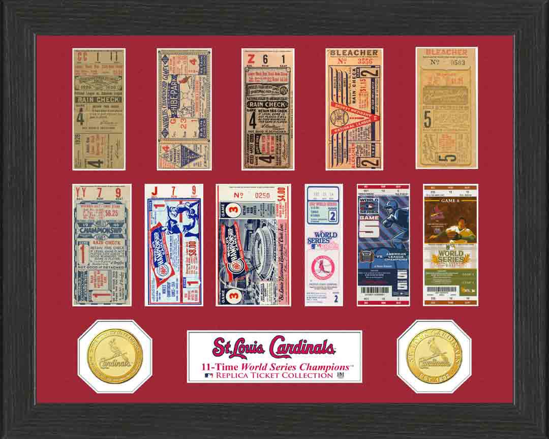 St. Louis Cardinals World Series Ticket Collection - Sports Collectibles, Sports Memorabilia, Sports Fan Shop, Sports Gifts