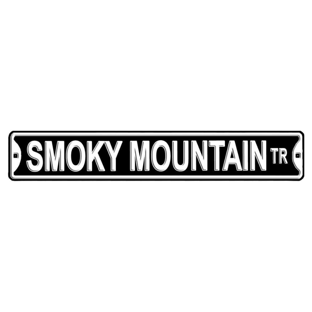 SMOKY MOUNTAIN TR - Embossed Steel Street Sign