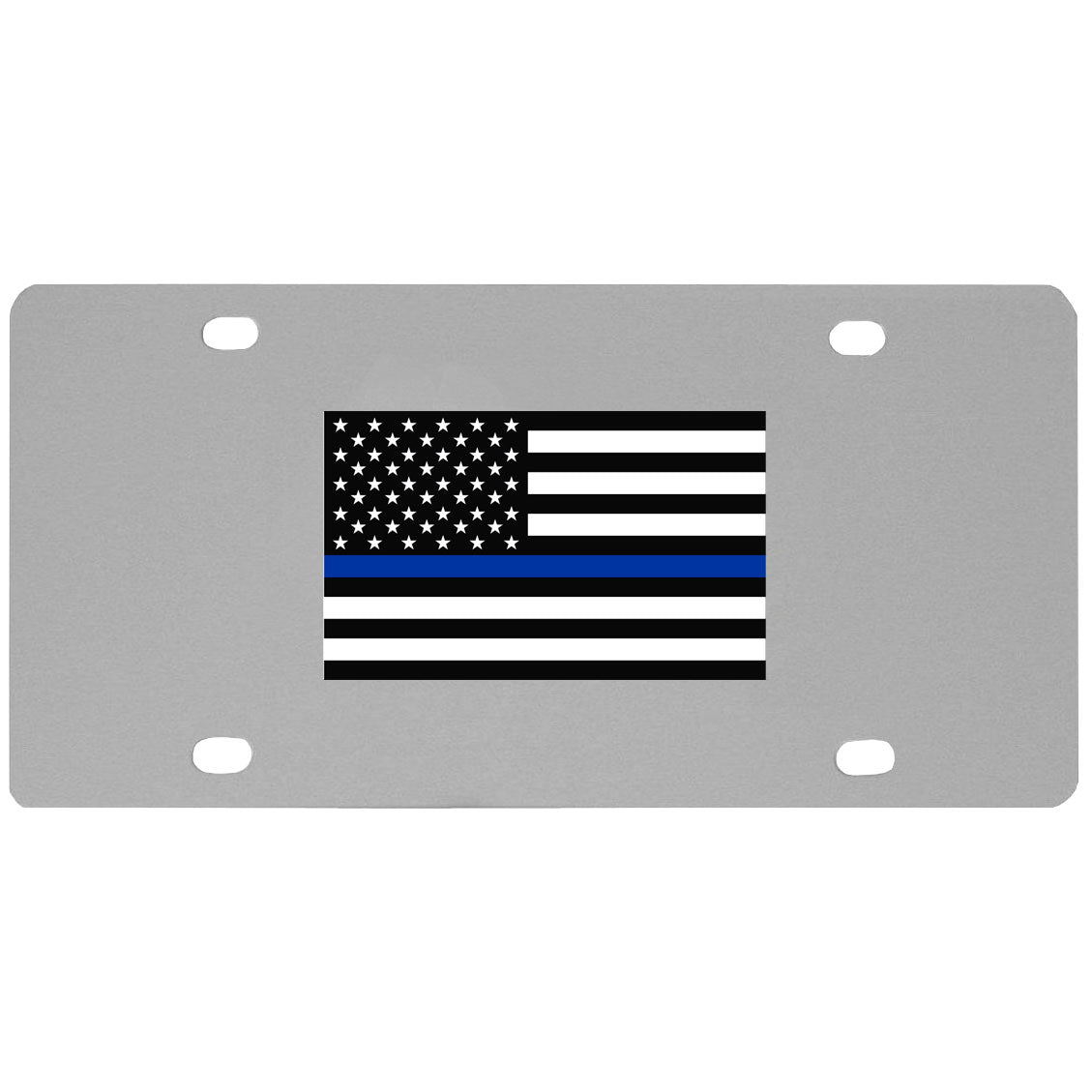Thin Blue Line Air Force Flag License Plate Wall Plaque