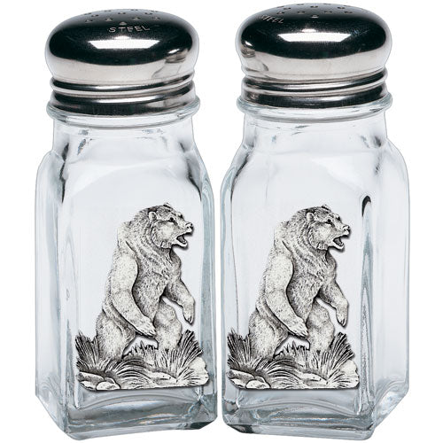Grizzly Bear Salt & Pepper Shakers - Sports Collectibles, Sports Memorabilia, Sports Fan Shop, Sports Gifts