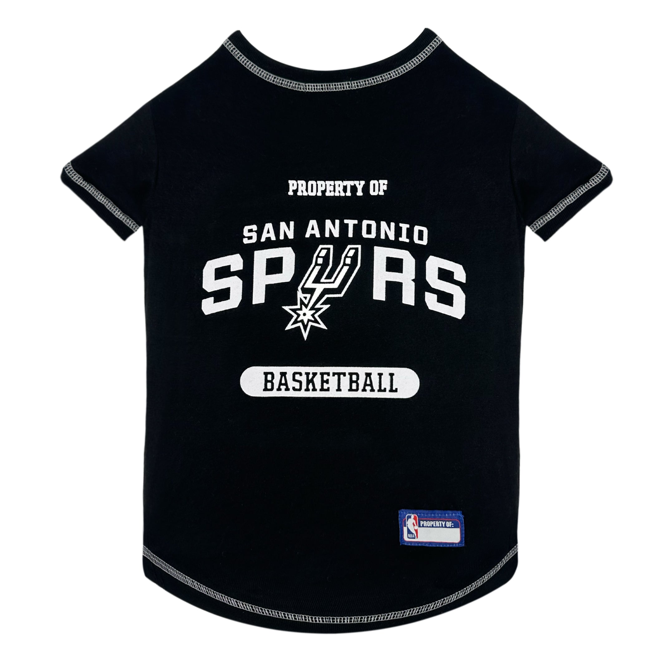 San Antonio Spurs Tee Shirt - by Pets First - Sports Collectibles, Sports Memorabilia, Sports Fan Shop, Sports Gifts