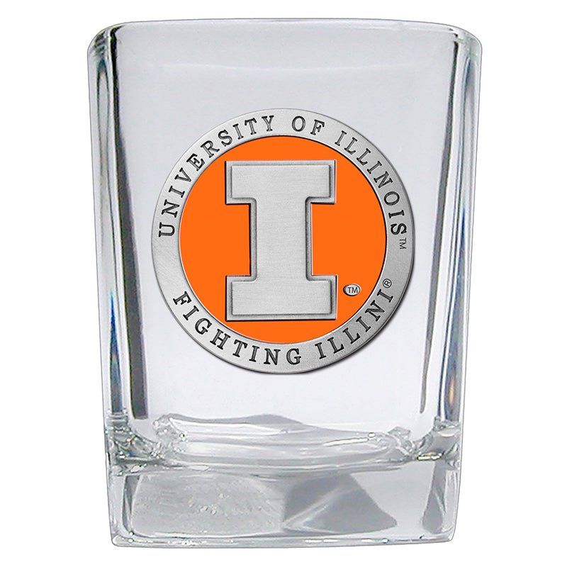 University of Illinois Square Shot - Sports Gifts, Sports Memorabilia, Sports Collectibles, Fan Shop