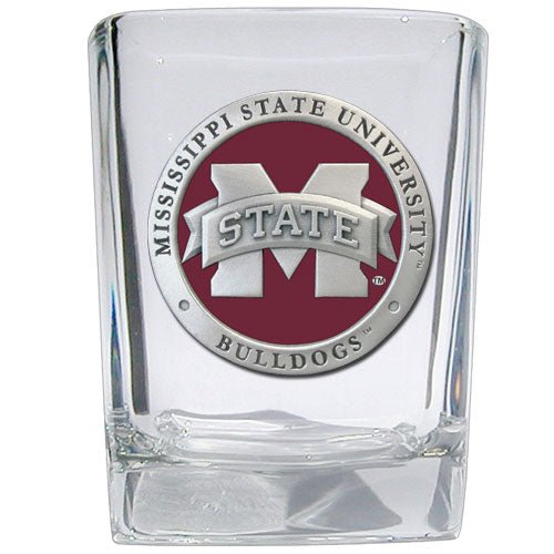 Mississippi State University Bulldogs "M" Logo Square Shot - Sports Gifts, Sports Memorabilia, Sports Collectibles, Fan Shop