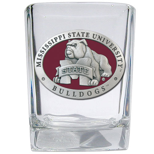 Mississippi State University Bulldogs Square Shot - Sports Collectibles, Sports Memorabilia, Sports Fan Shop, Sports Gifts