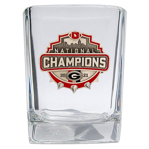 2021 Georgia Official Champion Logo Square Shot - Sports Gifts, Sports Memorabilia, Sports Collectibles, Fan Shop