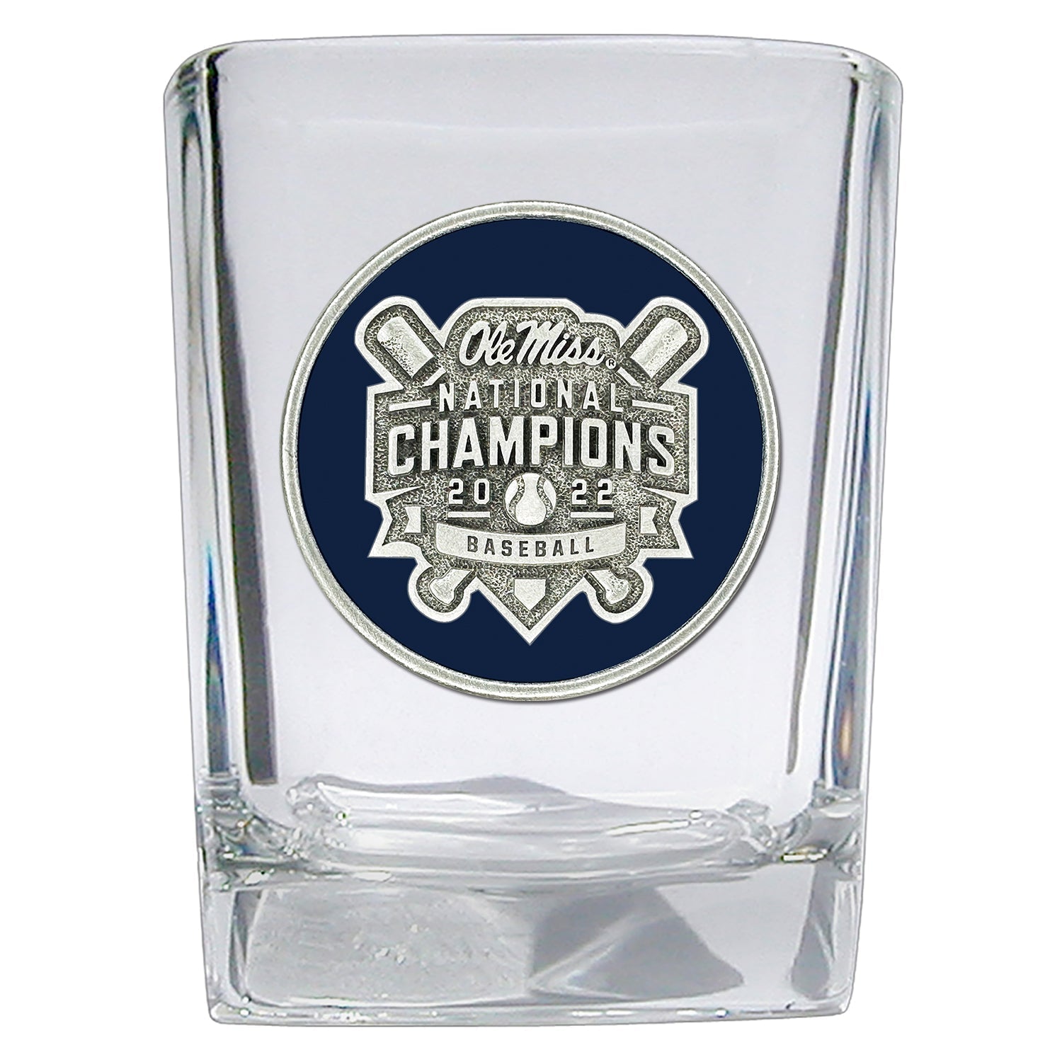 Ole Miss Baseball National Champions 2022 Square Shot - Sports Gifts, Sports Memorabilia, Sports Collectibles, Fan Shop