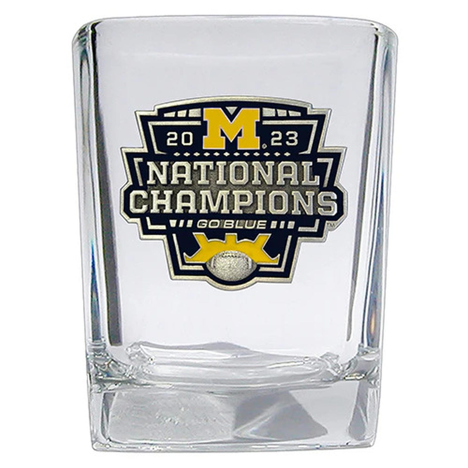 2023 Michigan Football Championship Square Shot - Sports Gifts, Sports Memorabilia, Sports Collectibles, Fan Shop