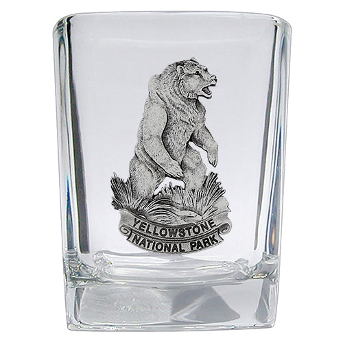 Grizzly Bear Yellowstone National Park Square Shot - Sports Collectibles, Sports Memorabilia, Sports Fan Shop, Sports Gifts