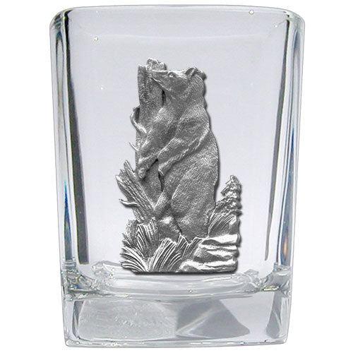 Black Bear Square Shot - Sports Collectibles, Sports Memorabilia, Sports Fan Shop, Sports Gifts