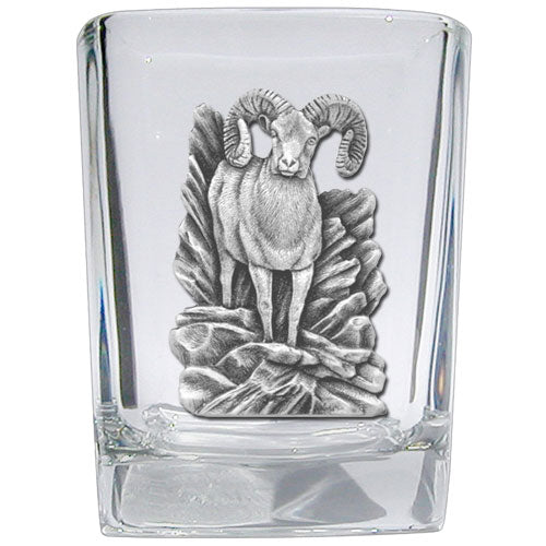 Bighorn Sheep Square Shot - Sports Collectibles, Sports Memorabilia, Sports Fan Shop, Sports Gifts