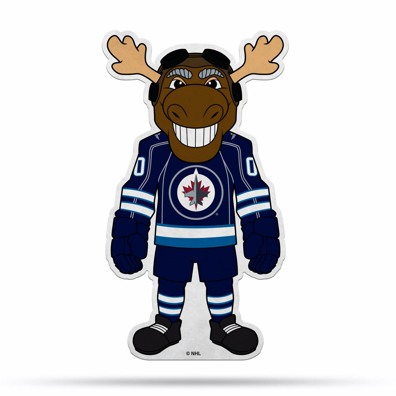 Winnipeg Jets Pennant Shape Cut Mascot Design Special Order - Sports Collectibles, Sports Memorabilia, Sports Fan Shop, Sports Gifts